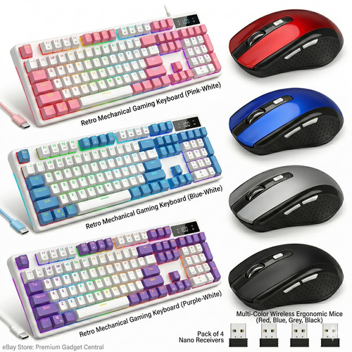 Rgb gaming keyboard wired - uk,