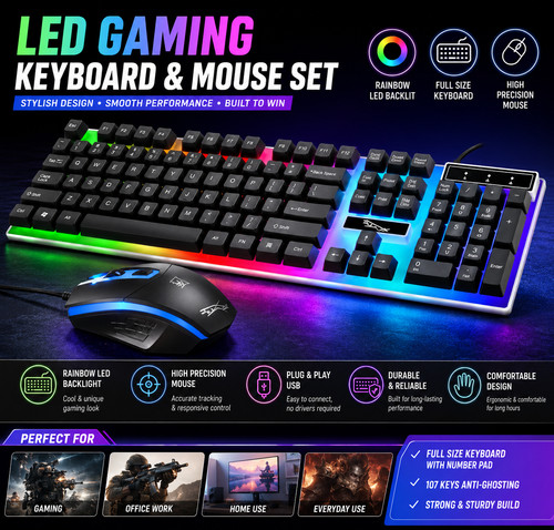 Wireless gaming keyboard - 2.4g,