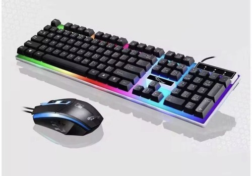 Gaming keyboard mouse set pad - set,