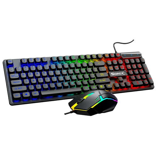 Gaming keyboard and mouse set - gaming,