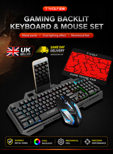 Gaming keyboard and mouse - gaming,