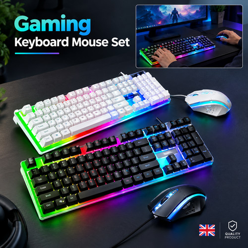 Gaming keyboard and mouse - gaming,