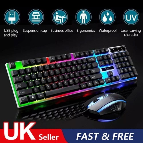 Gaming keyboard and mouse - gaming,