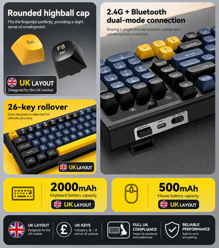 Gaming keyboard and - keyboard, mouse