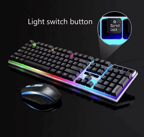 Gaming keyboard and mouse set - gaming,