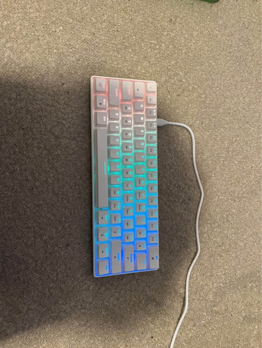 White mechanical gaming - white,
