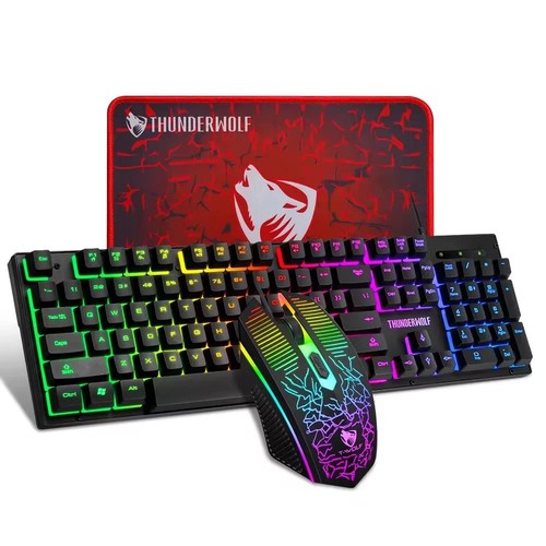 Rainbow led gaming keyboard - led,