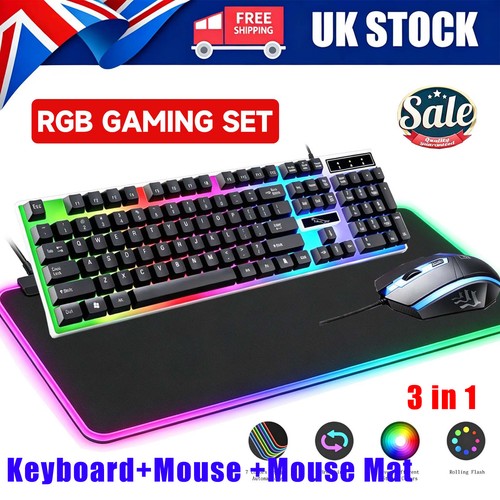 Gaming keyboard mouse set pad - mouse,